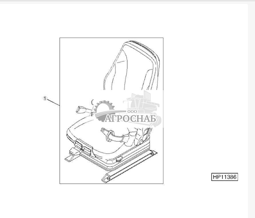 Сиденье оператора 